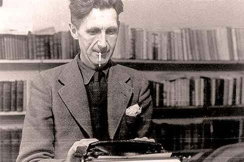 George Orwell, auteur du roman 1984.